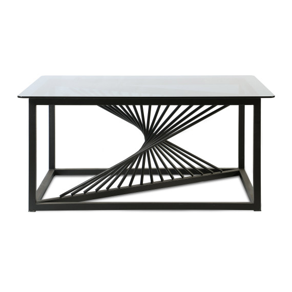 ჟურნალის მაგიდა HOBEL WMX-CT-27 METAL BLACK/GLASS FM (1)