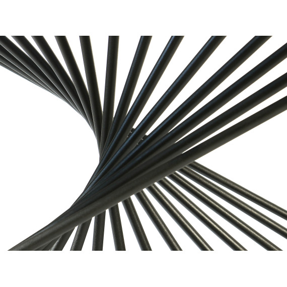 ჟურნალის მაგიდა HOBEL WMX-CT-27 METAL BLACK/GLASS FM (1)