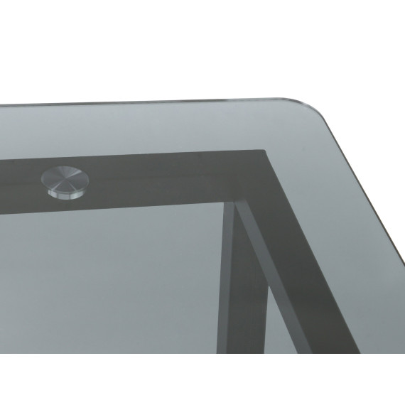 ჟურნალის მაგიდა HOBEL WMX-CT-27 METAL BLACK/GLASS FM (1)