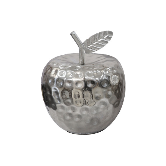 decorate objects KOOPMAN APPLE AND PEAR 21X10CM SILVER