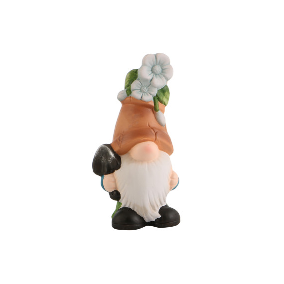 decorate objects KOOPMAN GNOME TERRACOTTA FLOWER 2ASS