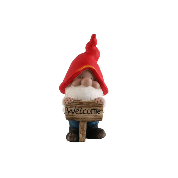 decorate objects KOOPMAN GNOME TERRACOTTA FLOWER 2ASS