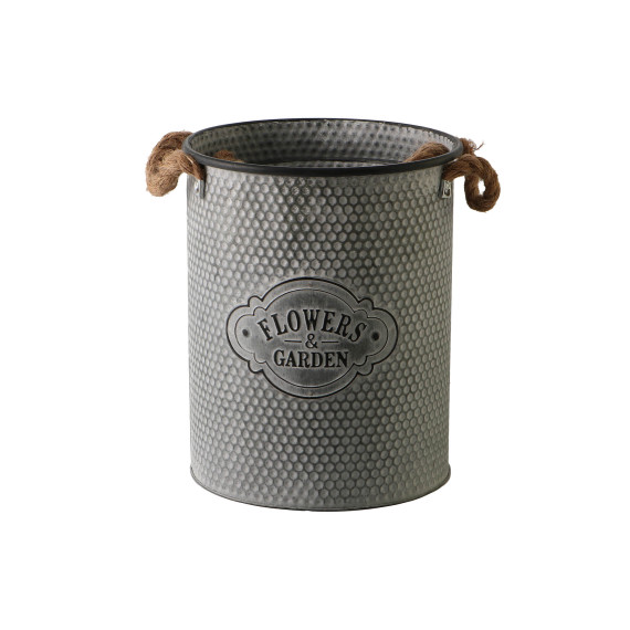 decorate objects KOOPMAN PLANTER SET ZINC 2PCS