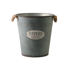 decorate objects KOOPMAN PLANTER ZINC 295X300MM