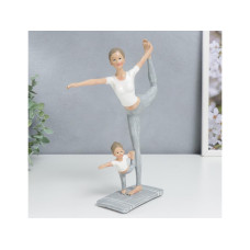decorate objects SIMA-LAND MOTHER WITH DAUGHTER IN POSE OF DANCER 25.5x6.5x19.5
