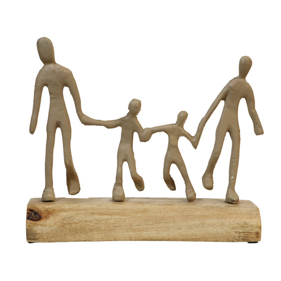 decorate objects KOOPMAN STATUE FAMILY 23CM 2ASS (F7) (133050)