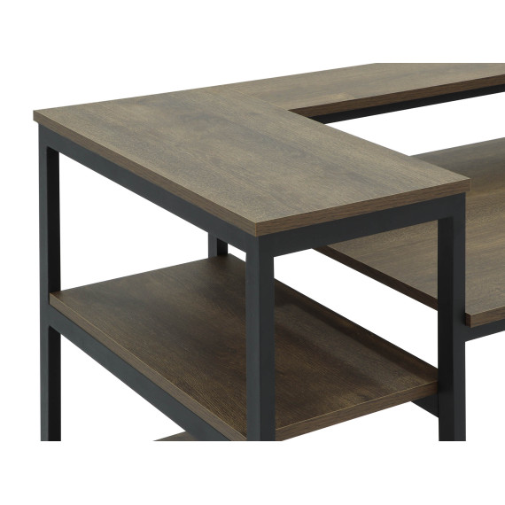 письменный и офисный стол HOBEL RENATA METAL BLACK/K090 (1)