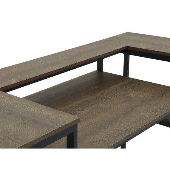 письменный и офисный стол HOBEL RENATA METAL BLACK/K090 (1)