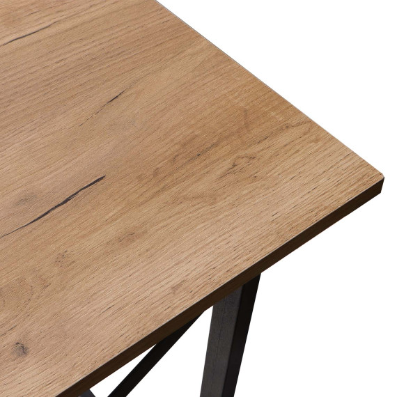 საწერი მაგიდა HOBEL DEXON TABLE/ METAL BLACK/ K003 (1)
