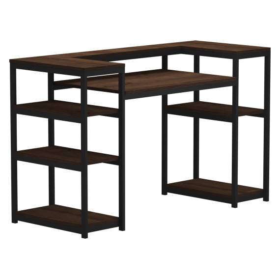 письменный и офисный стол HOBEL RENATA METAL BLACK/K090 (1)