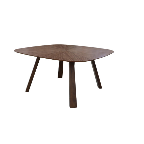 სასადილო გარნიტური IVORIE ABAASA 3349/1348 1+6 NATURAL WALNUT