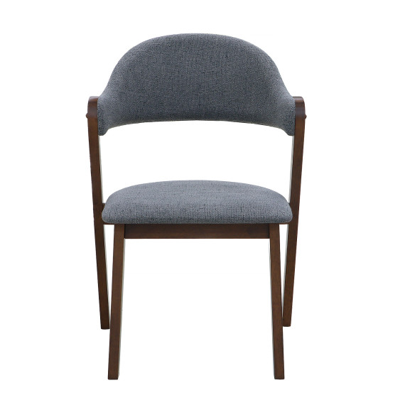 სასადილო გარნიტური IVORIE ABAASA 3349/1348 1+6 NATURAL WALNUT