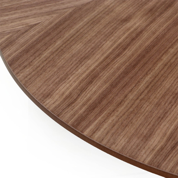 სასადილო გარნიტური IVORIE ABAASA 3349/1348 1+6 NATURAL WALNUT