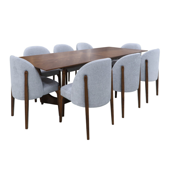 столовый гарнитур IVORIE AFEEN 3363/1341 1+8 WALNUT