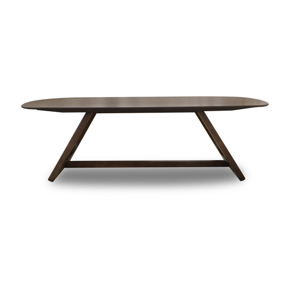 სასადილო გარნიტური HOBEL ALICIA 1+8  BROWN PIGMENT/CH BLUE MELO 18 (5)