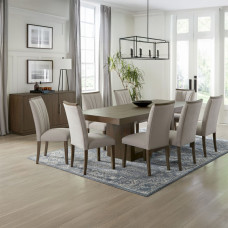 столовый гарнитур HOMELEGANCE AMELIA 5764-96/B/S 1+8 COFFEE OAK (6)