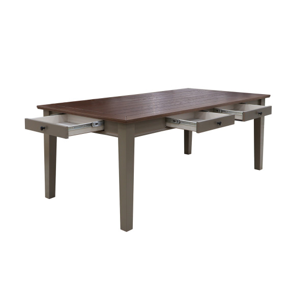 столовый гарнитур HOBEL DORA 1+8 GREY/CH SHO599/2 (10)