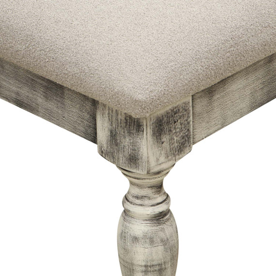 სასადილო გარნიტური HOBEL JANZEN 1+6 DT ANTIK GREY/CH BUKLE 9 (7)