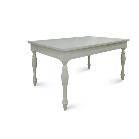 სასადილო გარნიტური HOBEL JANZEN 1+6 DT WHITE/CH BUKLE 8 (7)