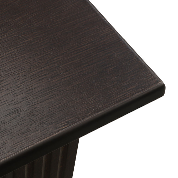 სასადილო გარნიტური HOBEL RAMOS 1+8 BROWN PIGMENT/CH SCANDI 18 (4)