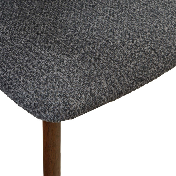 სასადილო გარნიტური IVORIE VEOLIA 3370/1372 1+8 WALNUT/BLACK