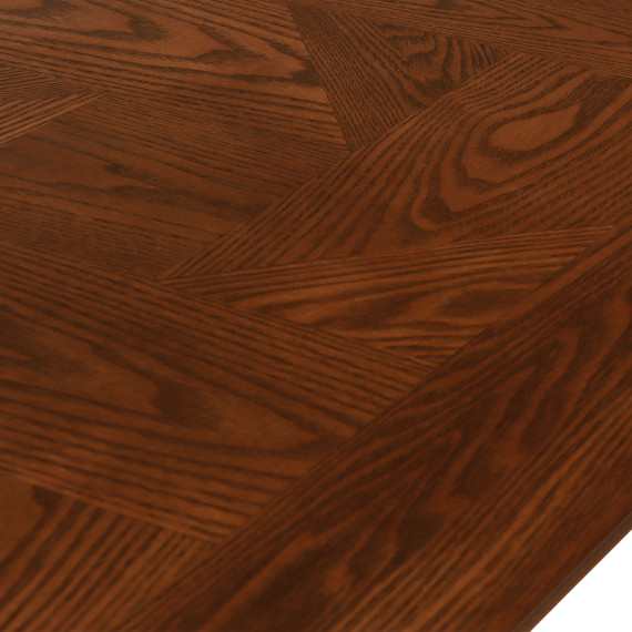 სასადილო გარნიტური IVORIE VEOLIA 3370/1372 1+8 WALNUT/BLACK