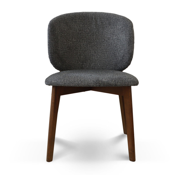 სასადილო გარნიტური IVORIE VEOLIA 3370/1372 1+8 WALNUT/BLACK