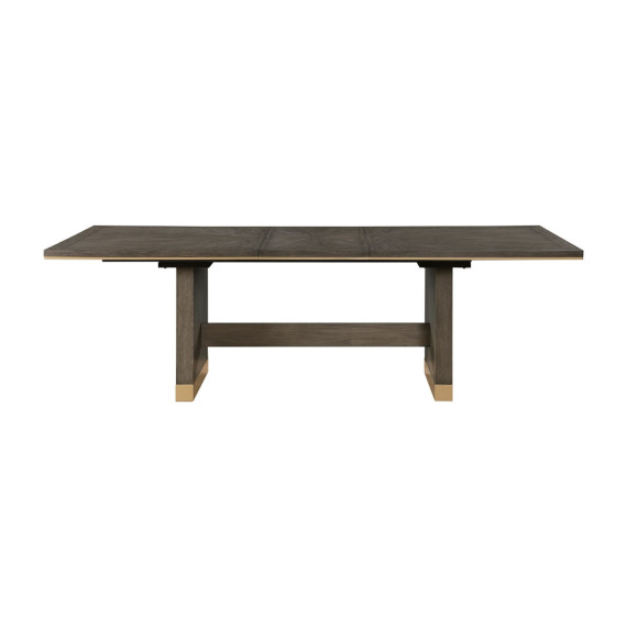 სასადილო გარნიტური HOMELEGANCE VIENNA 5933-96/B/A 1+8 WENGE/GOLD (6)