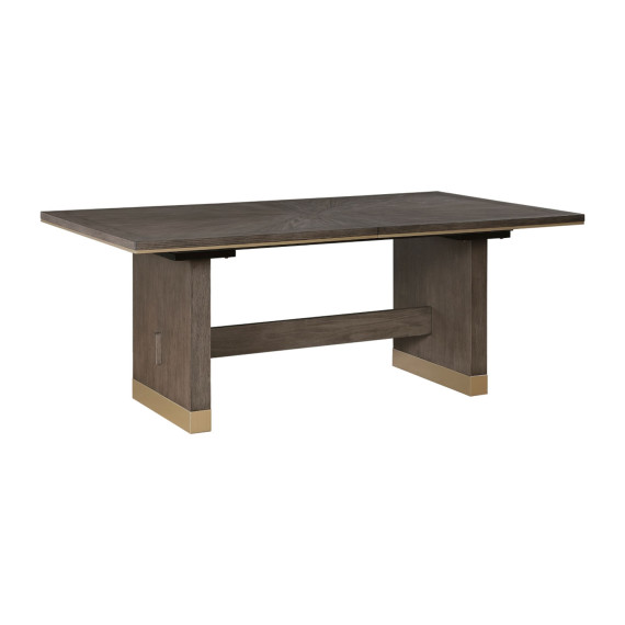 სასადილო გარნიტური HOMELEGANCE VIENNA 5933-96/B/A 1+8 WENGE/GOLD (6)