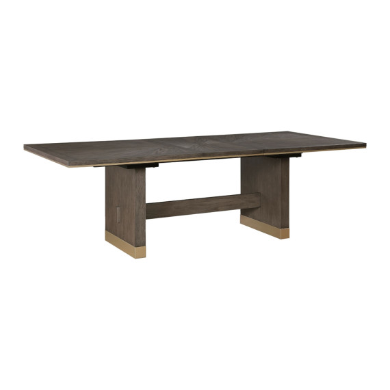 სასადილო გარნიტური HOMELEGANCE VIENNA 5933-96/B/A 1+8 WENGE/GOLD (6)
