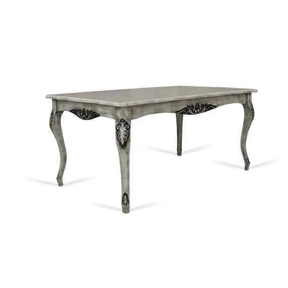 სასადილო მაგიდა HOBEL 02A (100X160X200) ANTIK GREY (1)