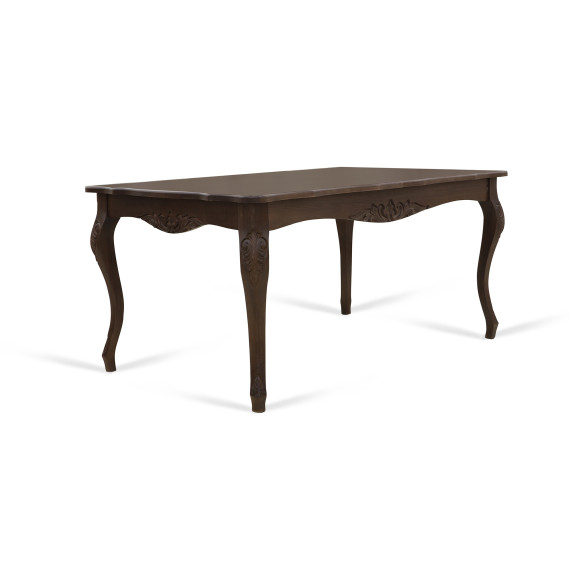 სასადილო მაგიდა HOBEL 02A (100X160X200) BROWN PIGMENT (1)