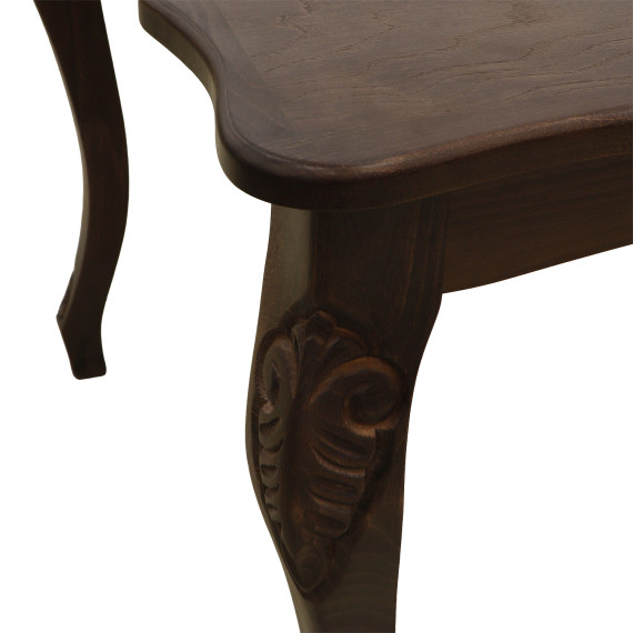 სასადილო მაგიდა HOBEL 02A DT (100X160X200) BROWN PIGMENT (1)
