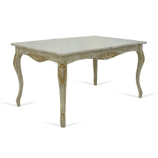 обеденный стол HOBEL 02A DT (100X160X200) ANTIK GOLD (1)