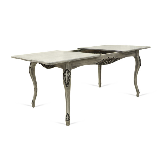 dining table HOBEL 02A DT (100X160X200) ANTIK GREY (1)