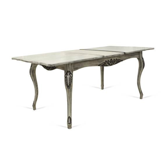dining table HOBEL 02A DT (100X160X200) ANTIK GREY (1)