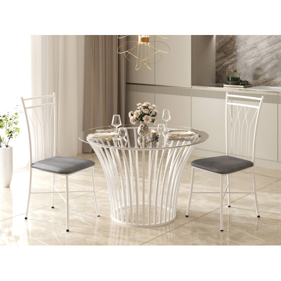 обеденный стол HOBEL WMX-T-110 WHITE (2)