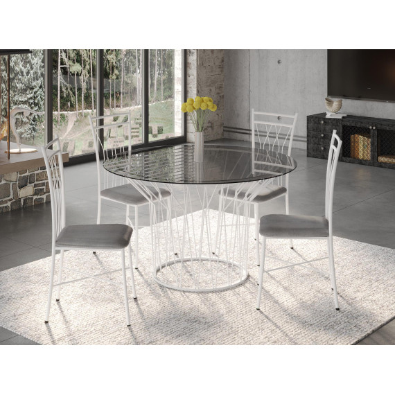 სასადილო მაგიდა HOBEL WMX-T-49 WHITE (2)