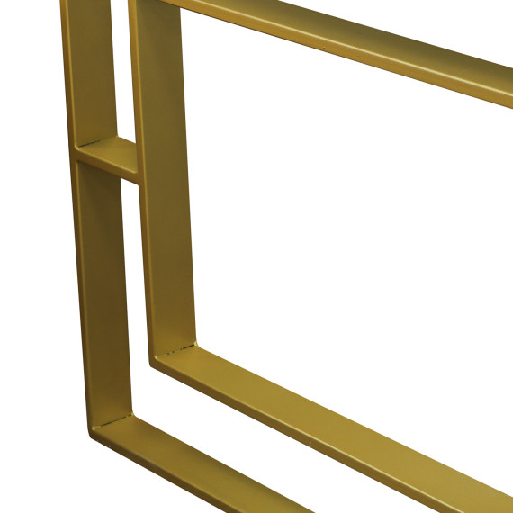 ჟურნალის მაგიდა HOBEL MIRAGE GOLD METAL/BLACK GLASS (1)
