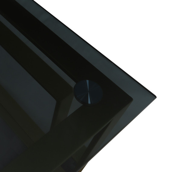 ჟურნალის მაგიდა HOBEL MIRAGE GOLD METAL/BLACK GLASS (1)