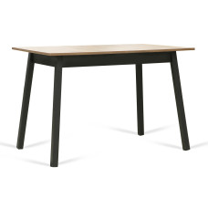 dining table MAMADOMA TIRK-110, РАЗДВИЖНОЙ 110(142)X70, ДУБ ВЕЛЛИНГТОН/ЧЕРНЫЙ,1 (УПАК.)