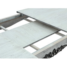 სასადილო მაგიდა HOBEL 02A (100X160X200) ANTIK GREY (1)