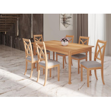 обеденный стол HOBEL X63 DT (90X160X200) NATURAL (1)