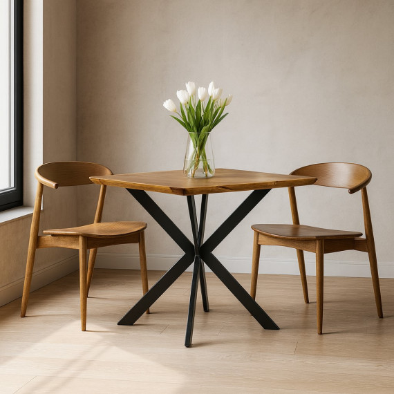 სასადილო მაგიდა HOBEL WMX-DT-131 T (90X90) (1)