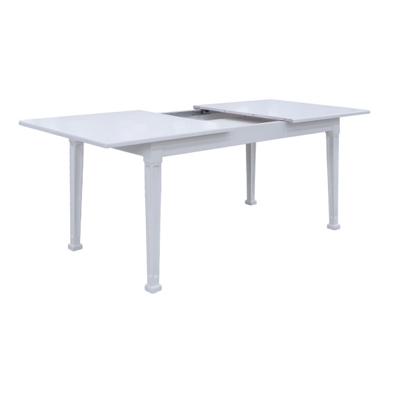 обеденный стол HOBEL X63 DT (90X160X200) WHITE (1)