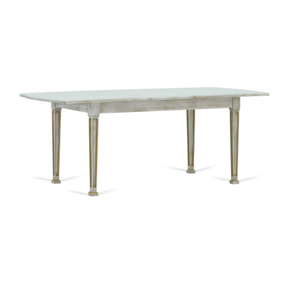 სასადილო მაგიდა VEGA X64 WAVY (90X160X200) ANTIK GOLD (1)