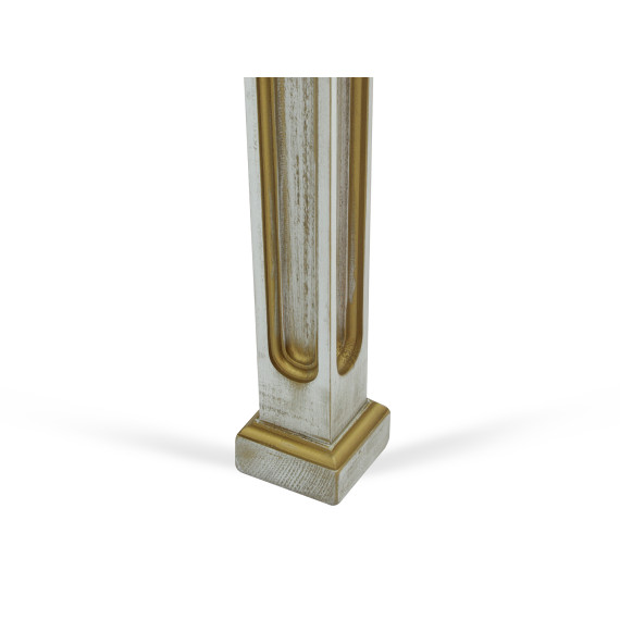 სასადილო მაგიდა VEGA X64 WAVY (90X160X200) ANTIK GOLD (1)
