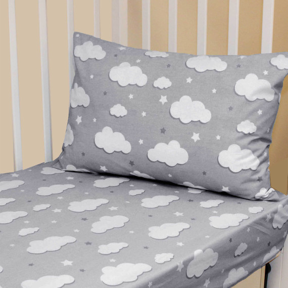 რეზინიანი ზეწარი RESTFUL RFR 60X120 2813 GREY FS