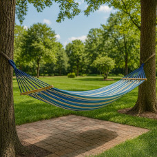 hammock KOOPMAN 200X150CM BLUE STRIPE
