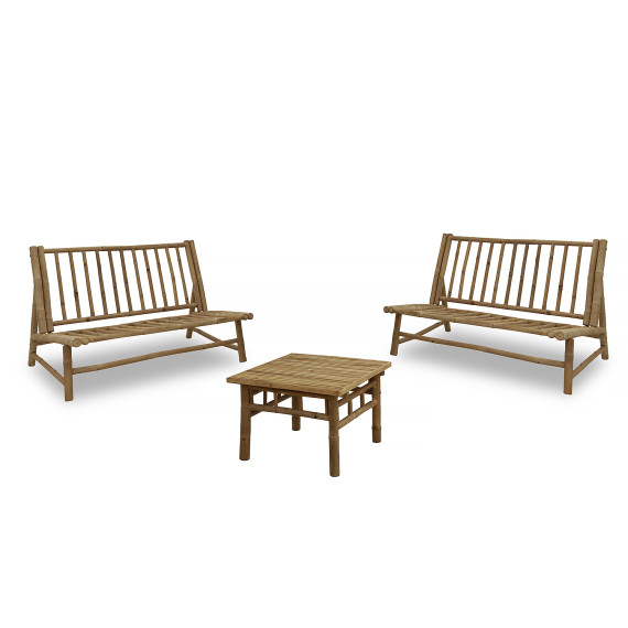 ბაღის გარნიტური KOOPMAN BAMBOO SET 1+2